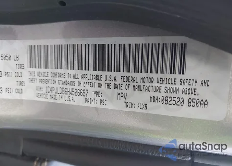 2017 Jeep Cherokee Limited Fwd from USA, damaged, VIN 1C4PJLDB6HW526697